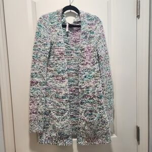 Women's Long Fuzzy Cardigan